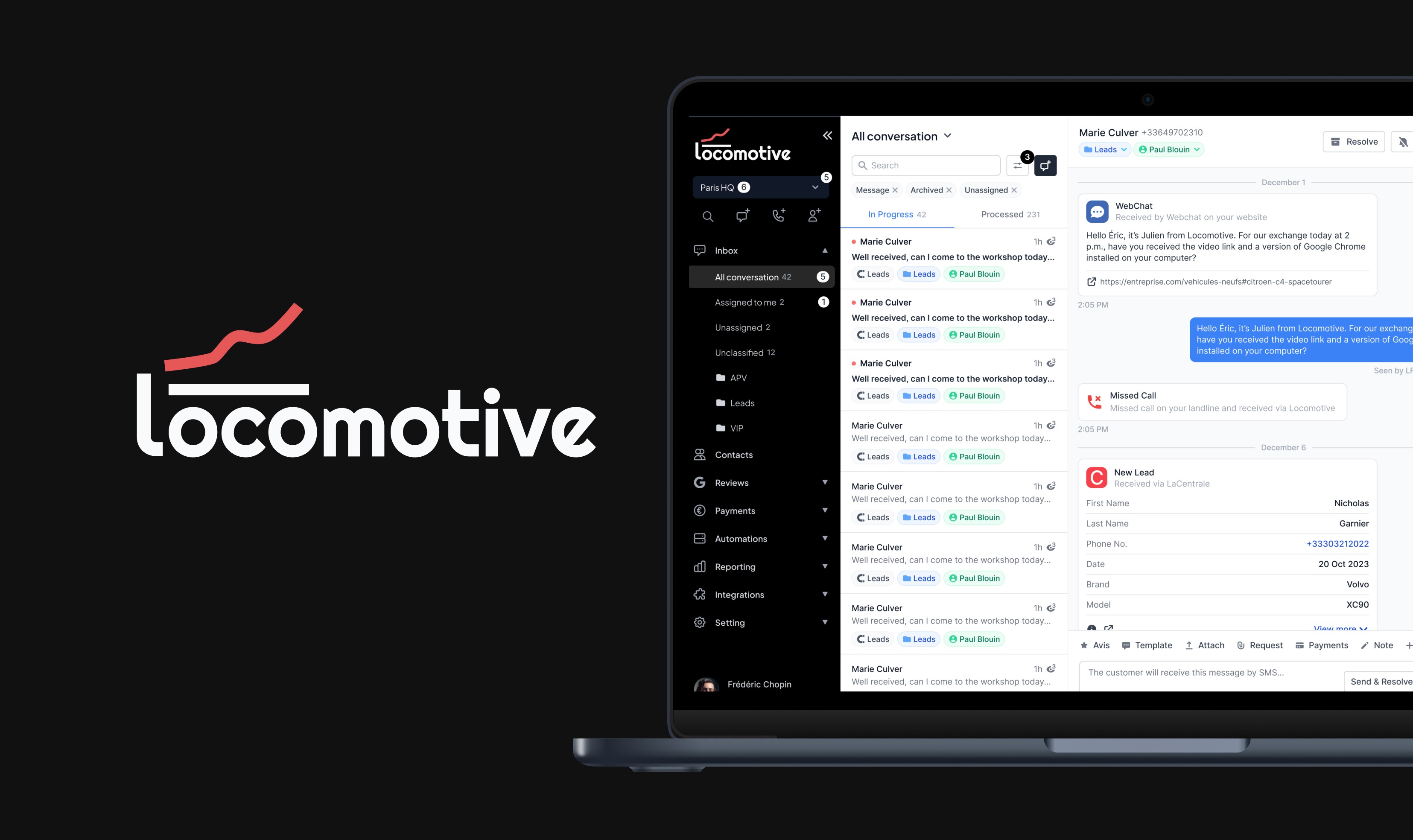 Locomotive’s omni-channel application